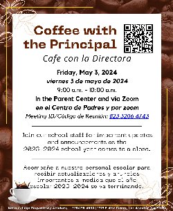 coffee with principal 5-03